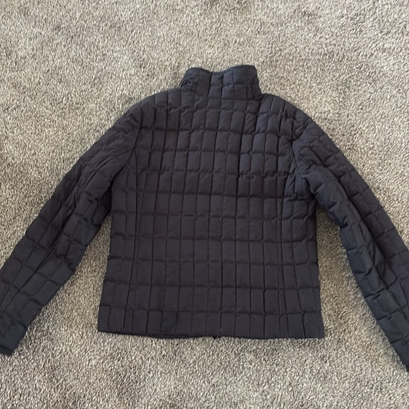 J. Crew / Black quilted down puffer jacket Small - Picture 5 of 5